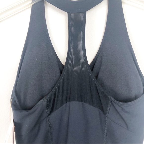New Lucy Perfect Core Black Halter Tank Top, L - Picture 7 of 15